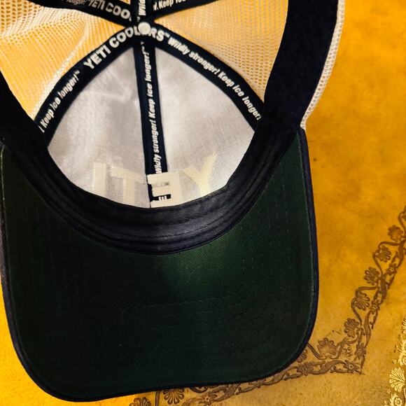 YETI Coolers Mesh Snapback Bad=seball Hat Cap Adjustable Blue White - Picture 8 of 10